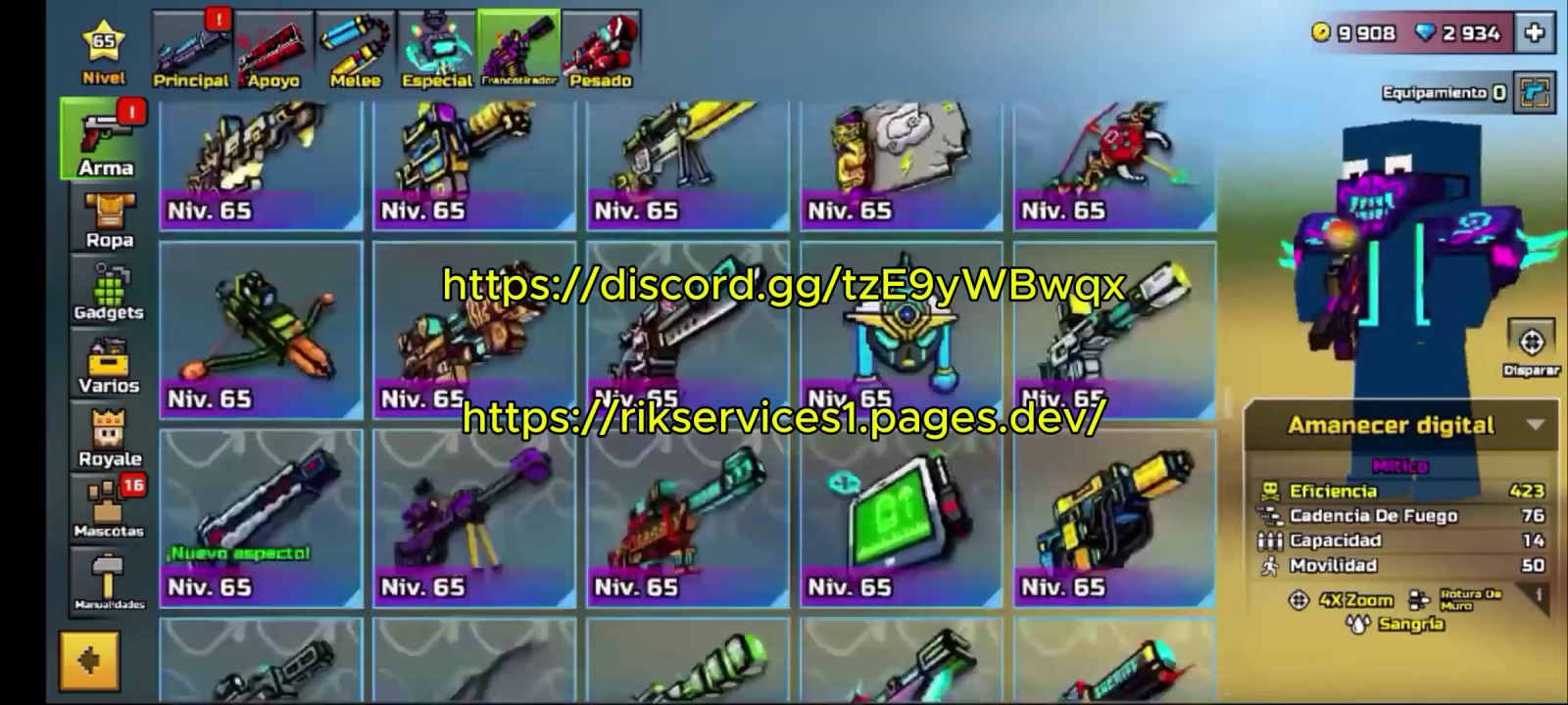 Pixel Gun 3D Mod Menu Vouch - Unlimited Gems
