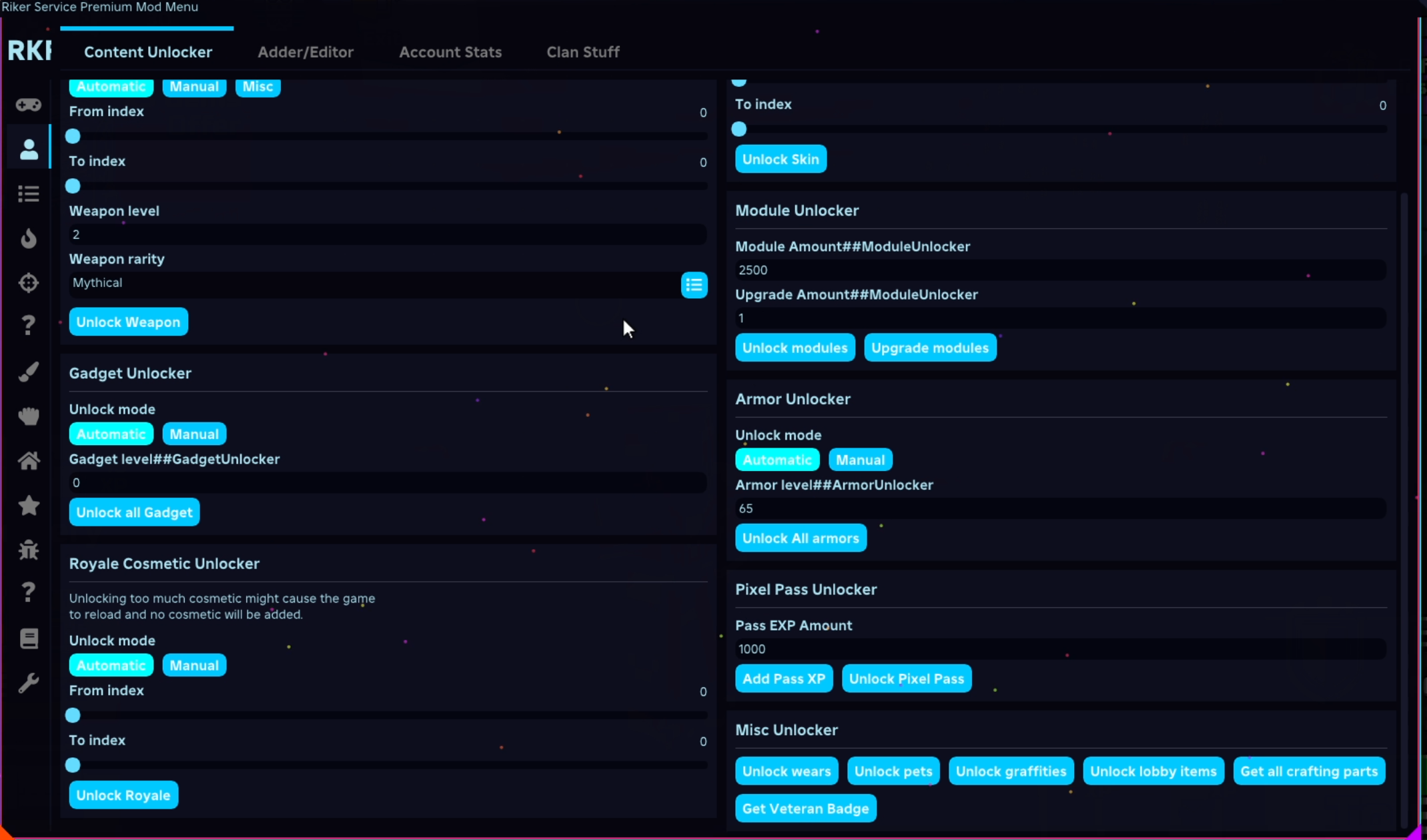 Pixel Gun 3D Visual Hacks & ESP