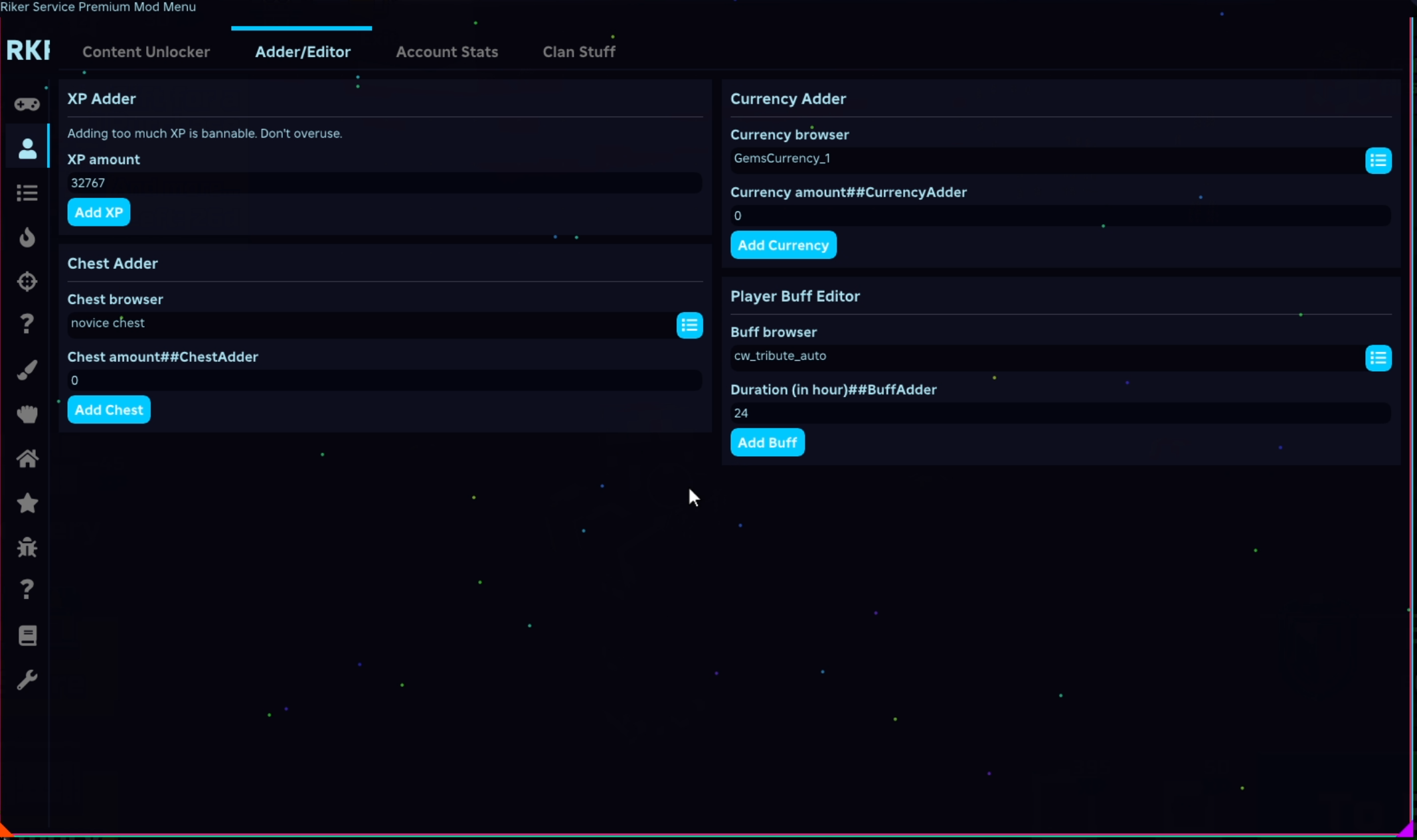Pixel Gun 3D Modules Hack Mod